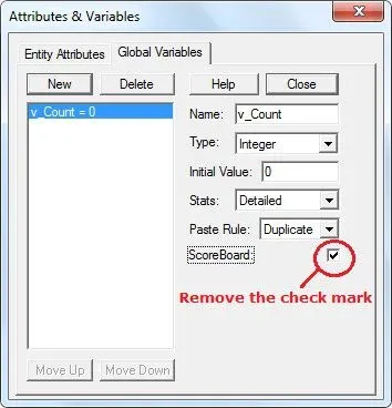 Why are Variables not Being Displayed During Simulation?