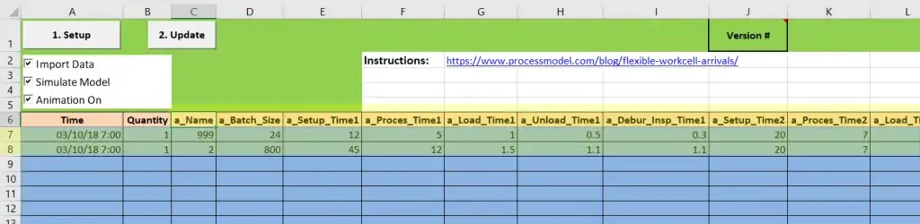 Flexible Workcell Arrivals