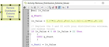 Remove Distribution Extreme Values