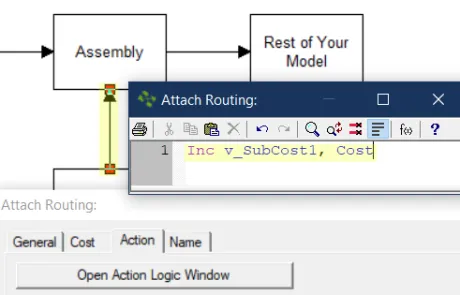 Transfer Cost of Attaching Entity