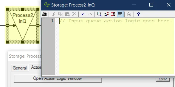 Action Logic in the Input Queue