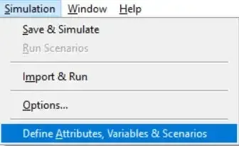 Defining scenarios for process optimization