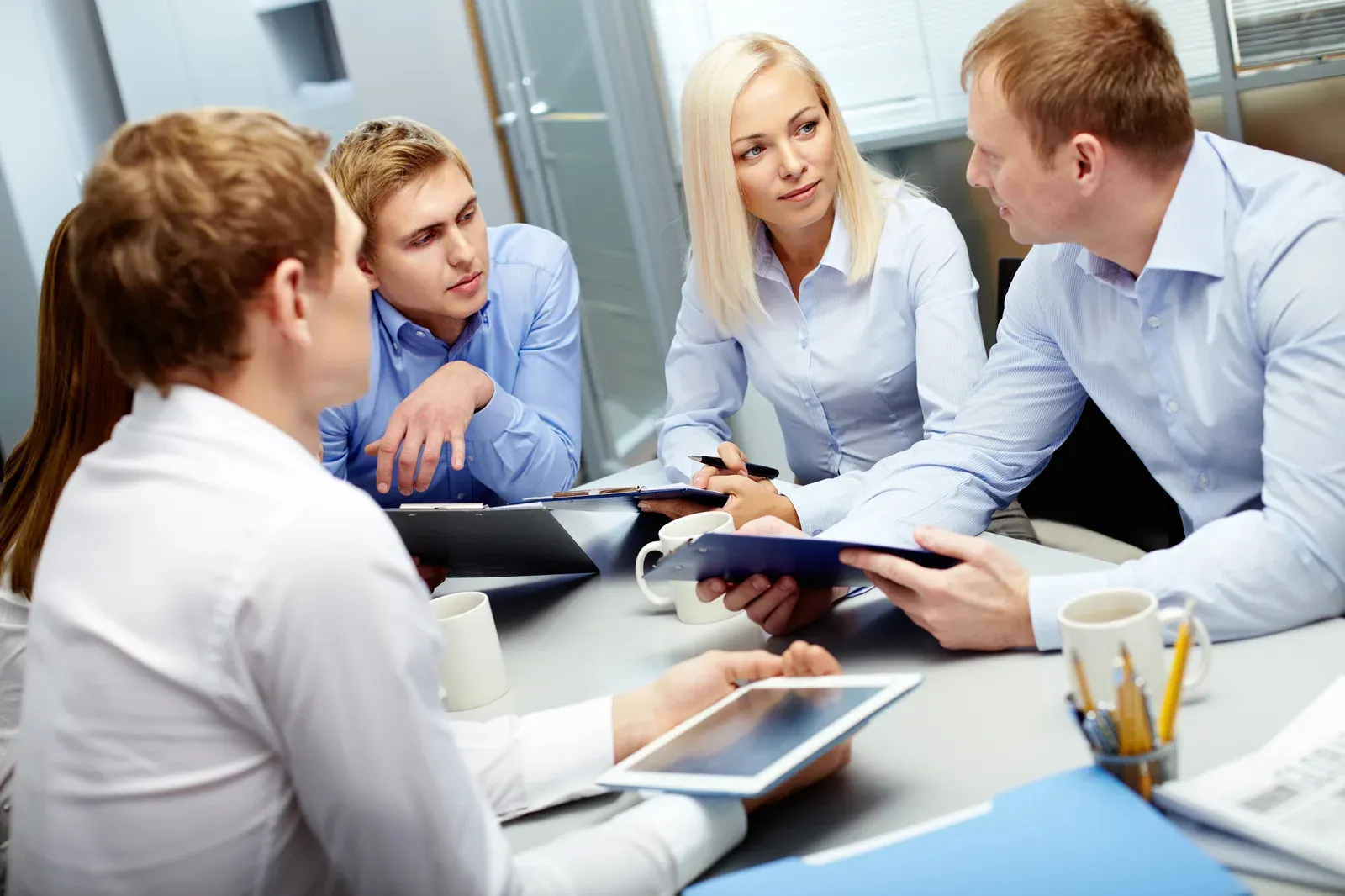 A ProcessModel specialist working through a process model with a client team