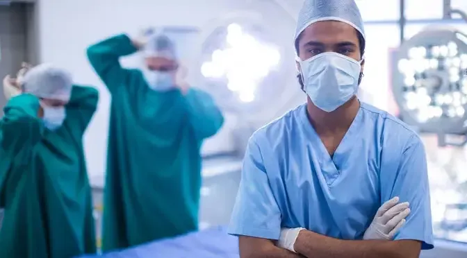 An intensive care physician after ICU capacity was recovered with process simulation