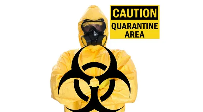 A pandemic quarantine area, the setting for a triage-optimization modeling study