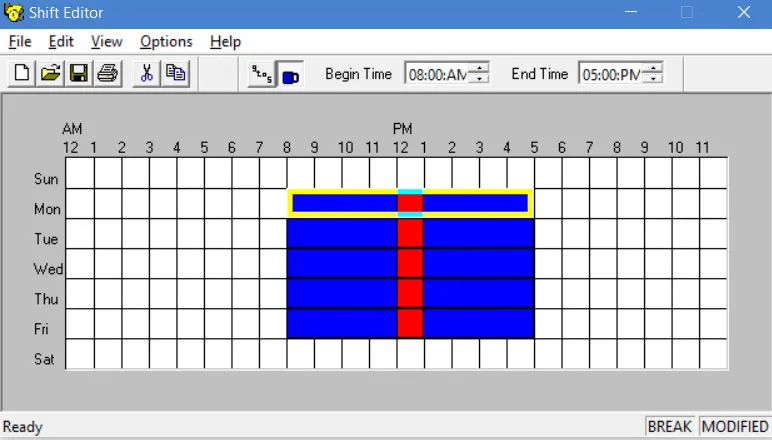 Shift File Editor