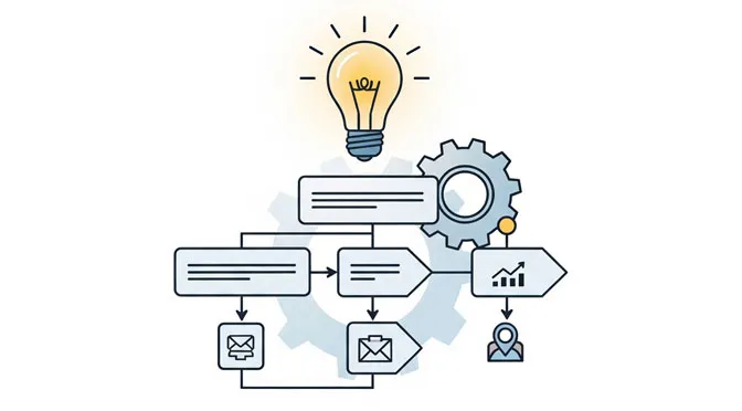 Illustration of simple ways to improve business processes
