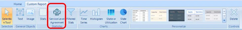 What are the different options in Custom Report?