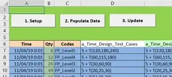 Entering the quantity per complexity level