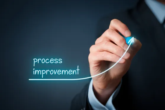 Illustration of the benefits of business process improvement through simulation