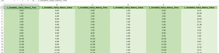 How do I Export Variable Data?